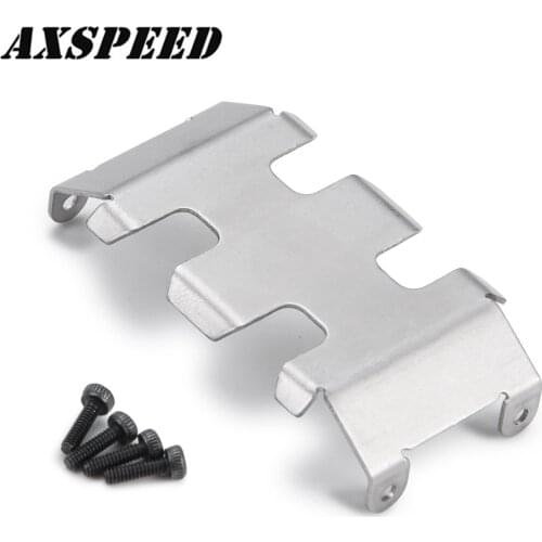 1:24 RC Model Car Bottom Plate Axle Protector Chassis Armor Skid Plate for 1/24 RC Crawler Axial SCX24-90081 Parts