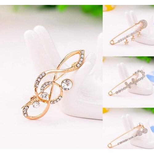 1pc 5.7cm Fashion Bowknot Brooch Woman Korean Shawl Buckle Big Pin Collar Pin Ladies Romantic Charm Jewelry Pins|Broothes New