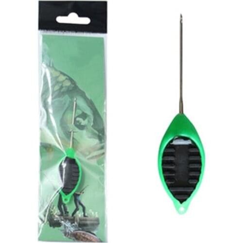 ​1pcs Bait Needle Carp Fishing Baiting Rig Needles Fishing Tools Plastic + Metal Rotated Drill Needle For Punching Hardened Bait