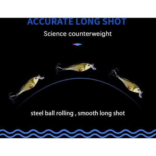 1 PCS Fishing Lure Crankbait Artificial Minnow Baits Sinking Wobblers Lifelike Fish Lures 7cm 11g Hard Bait Pike Fishing Tackle