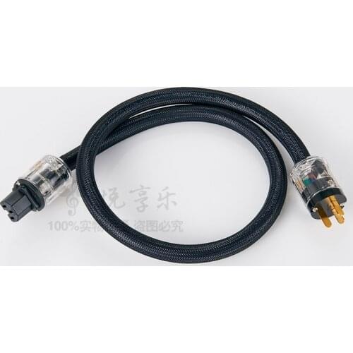 Japan FURUKAWA 4Square US & AU AC Power Cord HiFi Audio Amplifier Power Supply Cable