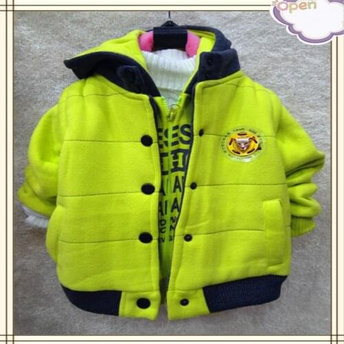 BBD Kids Sets Coat Vest 2pcs New Boys Autumn Winter Cotton Full Solid Active Jacket Children 3 4 5 6 Years High Quality Clothes