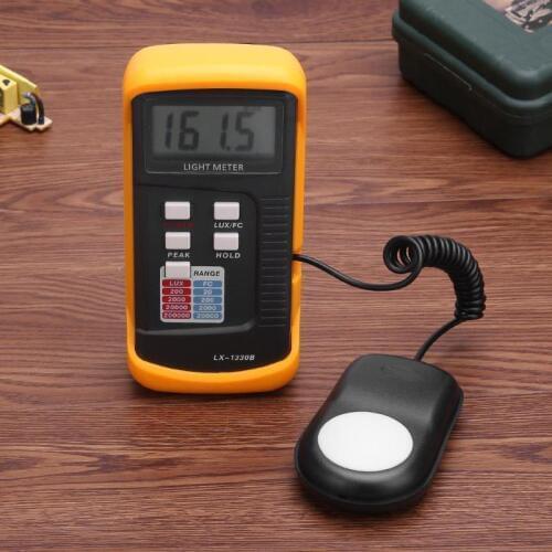 Digital Luminometer Multifunctional Light Meter Photometer Eletric Tools Mini Light Meter 3 1/2 digit LCD display