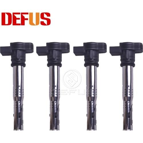 DEFUS 4pcs OEM 07K905715 Ignition Coil For Audi A3 A5 Q5 RS4 S5 TTRS For Volkswagen Eos G ti Passat Rabbit Tou areg 07K905715D