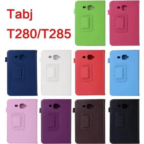 For Samsung Galaxy Tab A A6 7.0 SM-T280 SM-T285 Stand PU Leather Flip Cover Case For Samsung T280 T285+stylus