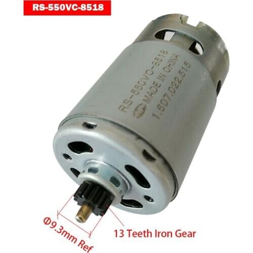 ONPO 12V 13 Teeth RS-550VC-8518 DC GEAR Motor For BOSCH GSR12V-15 3601H68102 Electric Drill Screwdriver Maintenance Spare Parts