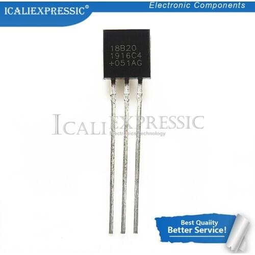 10PCS Sensor Electronic chip DS18B20 TO-92 18B20 Temperature Sensor IC 18b20 diy electronic In Stock