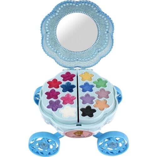 Play toys girls gifts,Pretty princess pumpkin car, childrens cosmetics, girls cosmetics