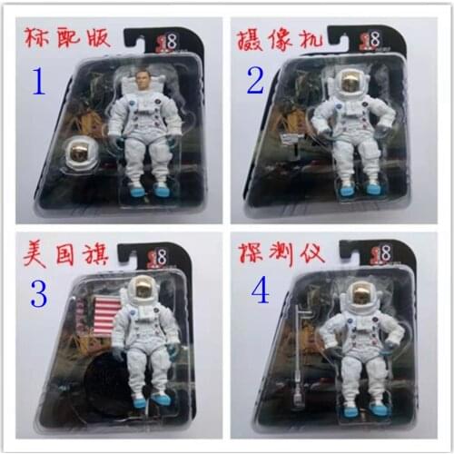Simulation pvc figure Astronaut spaceman model ornaments dolls toy joints movable model decoration