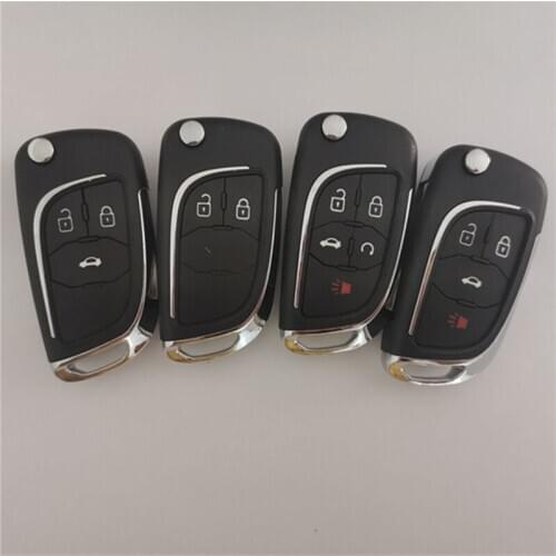 DAKATU Modified Flip Remote Key For Chevrolet Lova Aveo Cruze Folding 2/3/4/5 Buttons Remote Key Shell Fob Case HU100 Blade