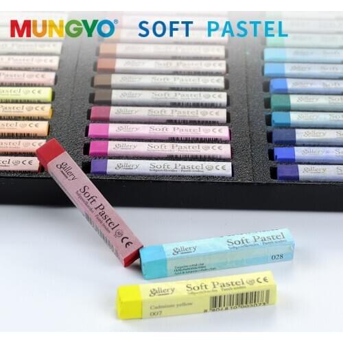 Mungyo 36/48 Colors Master Soft Pastel Dry High Quality Colored Chalk Drawing Coloring Dye Hair Painting Crayon Art Supplies Diy