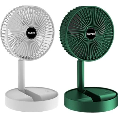USB Desk Fan, Small Quiet Portable Fan for Desktop Office Table, 270° Adjustment for Better Cooling, 3 Speeds
