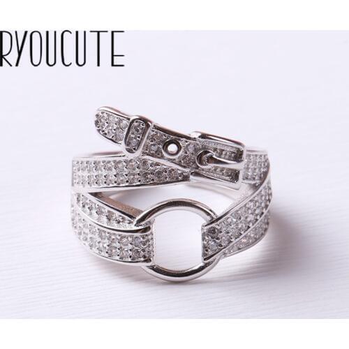 Bohemian New Belt Rings for Women Lady Punk Vintage Open Antique Rings Statement Jewelry Anillos