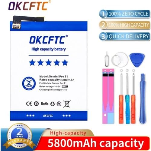 OKCFTC Ulefone Gemini Phone Batteries