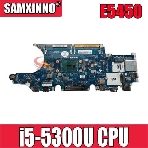 Original Laptop motherboard For DELL Latitude E5450 SR23X i5-5300U CPU ZAM70 LA-A901P Mainboard perfect work