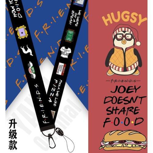 Mobile phone lanyard wristband Japanese cartoon anime surrounding keychain original ribbon keychain lanyard