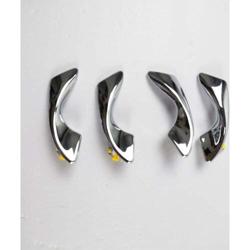 Car Interior Parts Chrome Inner Door Handle Puller for JAC J3 J3S Turin 2009-2015 6105230U8010 6105240U8010