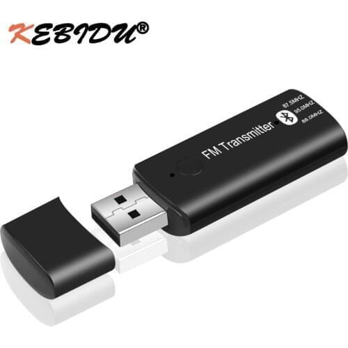 Ultralight USB Bluetooth 5.0 Receiver Car FM Transmitter Car Kit Music Audio Wireless Adapter For IPhone Samsung Huawei Xiaomi