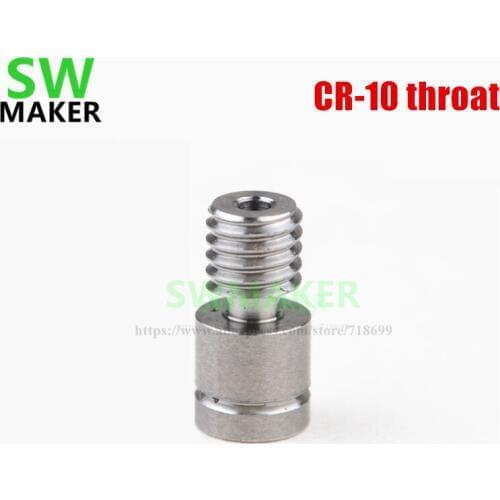 SWMAKER 1 pcs CR-10 Upgrate upgrade Titanium alloy Heat Break barrel TC4 thermal barrel for Creality cr 10 Hotend 1.75mm