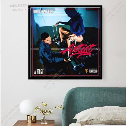 A Boogie wit da Hoodie Poster Singer Music Album The Bigger Artist TBA Canvas Painting Wall Art Posters and Prints Home Decor