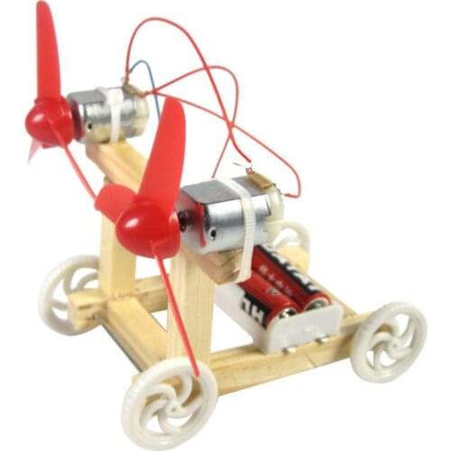 Wind Power Car DIY Electronic Kit Technology Science Toys Educational Kits For Children Experiment Creative Invention School Toy