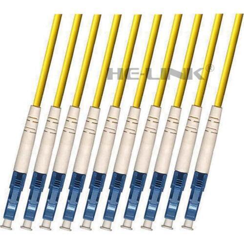 LODFIBER 200M LC-LC Outdoor Armored Singlemode 10 Strands Fiber Optic Cable Patch Cord 9/125