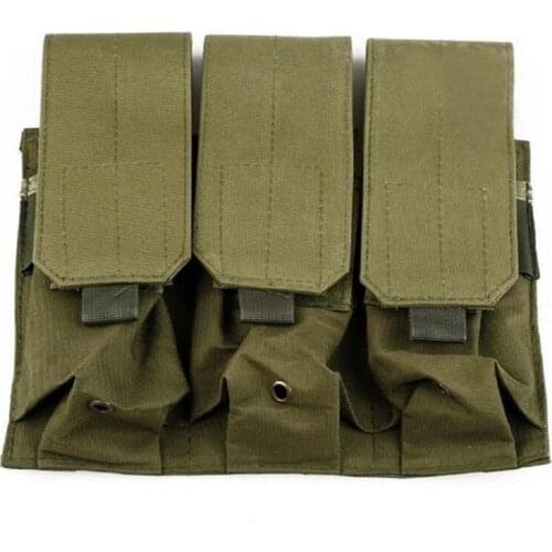 3 In 1 Tactical Pouch Combat Molle Triple Elastic Bag Belt Vest Hanging Accessory Pack Outdoor Hunting Multi-function Bagpack