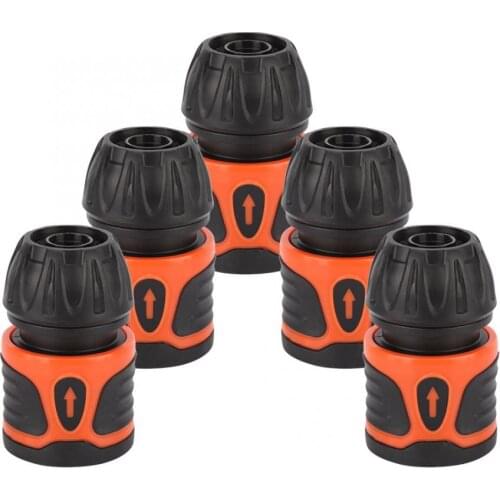5Pcs 1/2 inch Garden Hose Quick Connector Water Pipe Connector Home Gardening Accessories