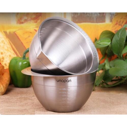 Free Shipping Baking Tools Deepen Thickening Mixing Basin 304 stainless steel Egg bowls home