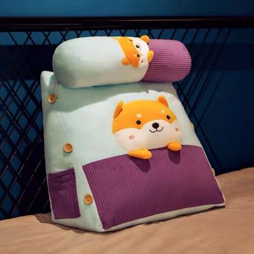 Children Cartoon Triangle Pillow наволочки декоративные Bed Head Back Cushion Hold Pillows Bay Window Bedroom Sitting Room Girl