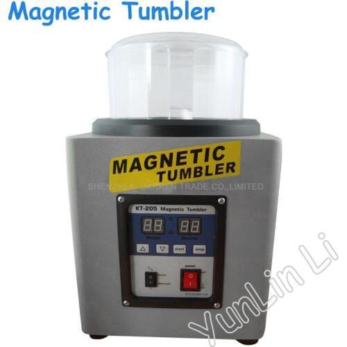 1100g Electric Magnetic Polisher 110V/220V Ferromagnetic Powerful Magnetic Tumbler Powerful KT-205