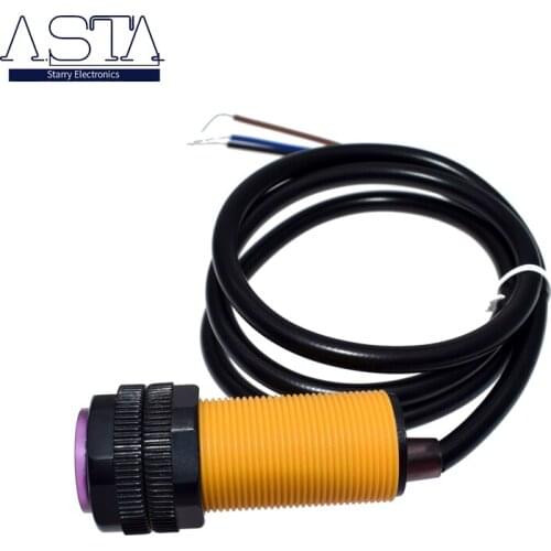 E18-D80NK Infrared Obstacle Avoidance Photoelectric Sensor Proximity Switch 3-80cm Detection Range Adjustable
