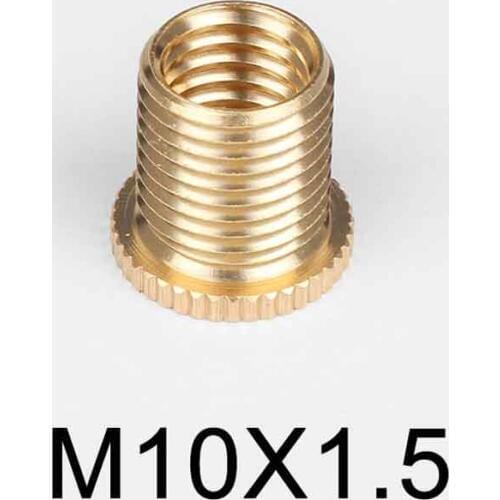 Qty 3 M10 1.5mm Hard Threaded Flange Zinc Plated Steel Insert Allen Nuts