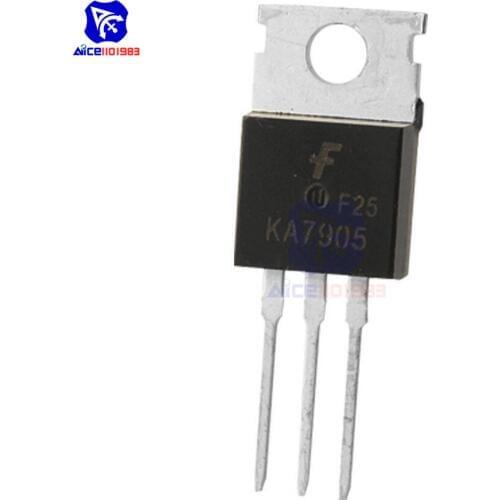 Diymore 5PCS/Lot IC Chips L7905CV L7905 7905 3 Pin Voltage Transistor Regulator IC TO-220 5V