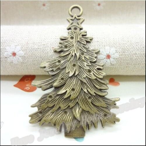 Wholesale 8 pcs Vintage Charms Tree Pendant Antique bronze Fit Bracelets Necklace DIY Metal Jewelry Making