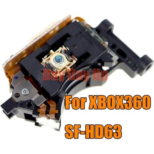 1pc Original used Laser Lens SF-HD63 HD 63 for Xbox 360 DVD ROM Disc Drive TSH943 GDR-3120L Replacement Repair Part