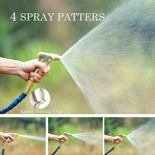 Portable High-pressure Water Gun For Cleaning Car Wash Machine Garden Watering Hose Nozzle Sprinkler Foam Water Gun