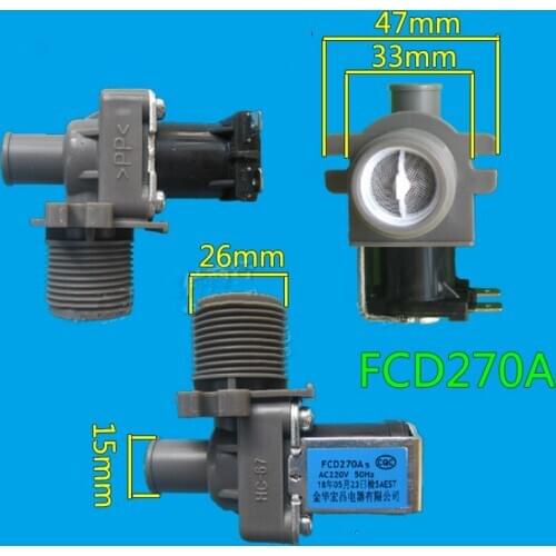 Applicable to Panasonic washing machine original solenoid valve XQB65-Q636U/663U inlet valve FCD270A5