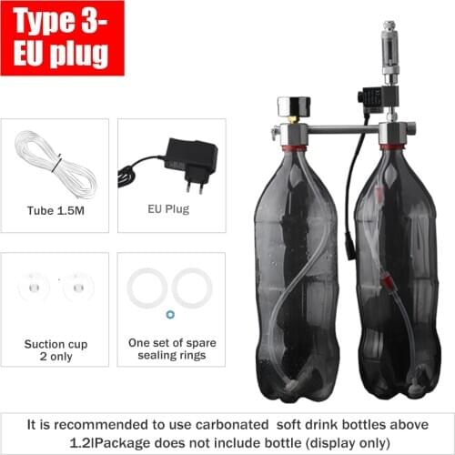 Aquarium DIY CO2 Generator System Kit CO2 Generator System with Solenoid Valve Bubble Counter & Check Carbon Dioxide