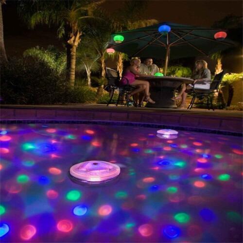 Waterproof LED Underwater Light Changeable Color SwimmingPool Disco Bar Party Washroom Decor Glow Lighting AAA Battery Operated
