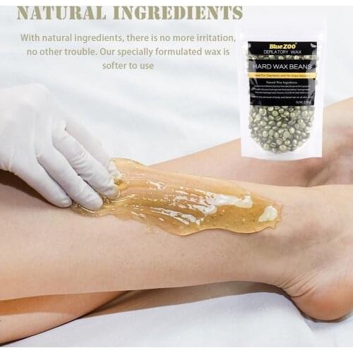 Hair Removal Wax Beans Hard Wax Beans Hot Film Wax Bead Depilatory Removing Bikini Face Hair Removal Bean Beauty Tool 100g