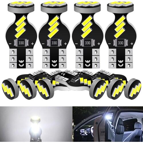 W5W T10 194 168 LED Car Clearance Parking Light for Ford Fiesta Focus 2 3 Mondeo mk2 mk3 mk4 Fusion Kuga Light Bulb No Error