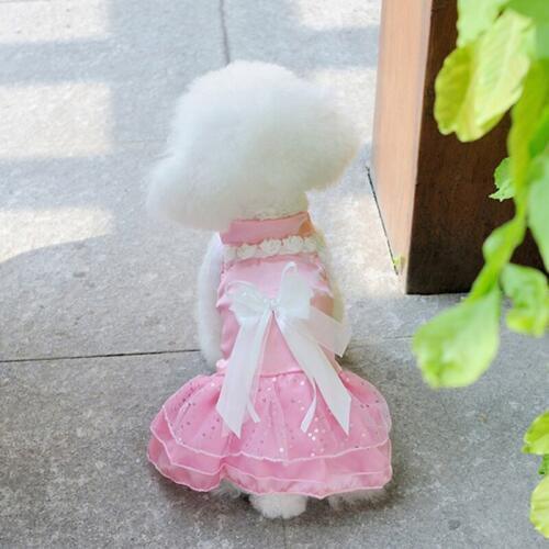 2018 New Spring and Summer Cute Pet Dress Teddy Princess Dog Dresses Lovely Dresses For Dogs Suitable Pet Clothes Chihuahua