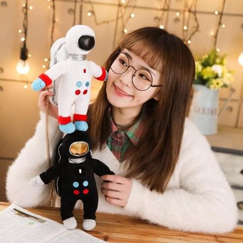 26cm Cute Spaceman Coin Purse Baby Plush Backpack Funny Toy for Child/Adults Kids Small Bag Travel Bags Toys Gifts