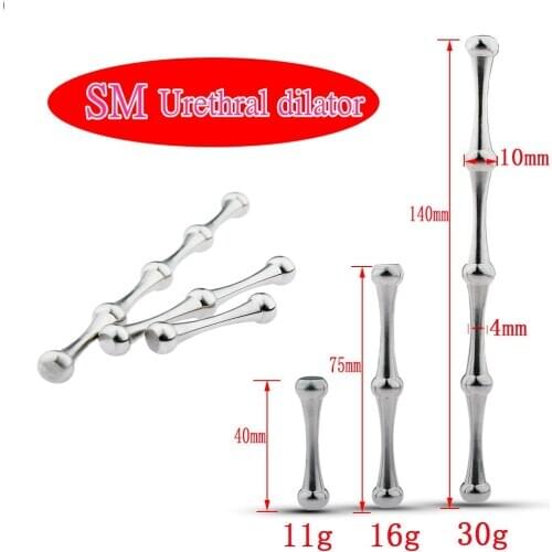 304 Stainless Steel Urethral Plug Urethral Dilator Urethal Sounding SM Gay Urethra Stimulator Adult Catheters Sex Toys for Men