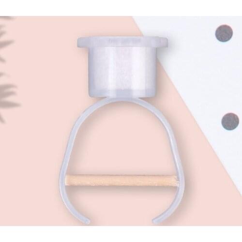 50Pcs Professional Paint Container Disposable Tattoo Ink Cups With Sponge Permanent Makeup Tools Tattoo Pigment Cups Tattoo Tool