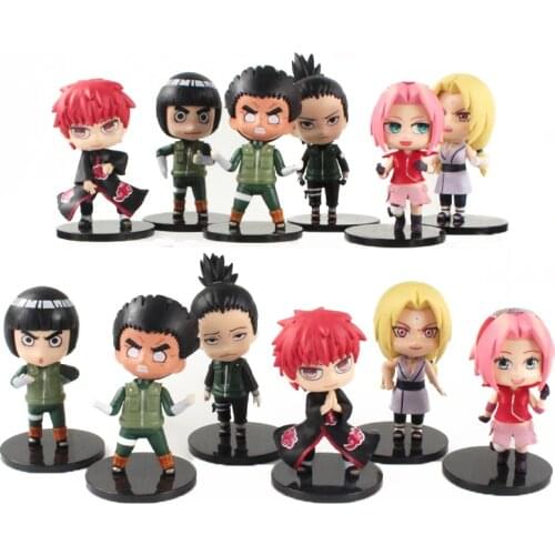 6pcs/Lot Anime Cartoon PVC Action Figure Model Toys 10cm