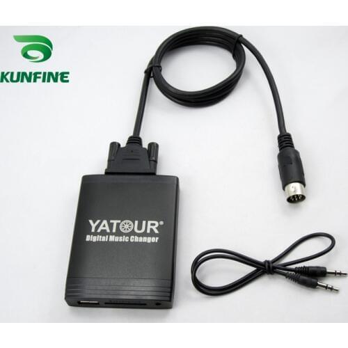 Car Digital Music Changer Adapter USB SD Aux MP3 Interface Car Stereo For Hyundai 8 Pin Bluetooth Phone Mould&Controller Option