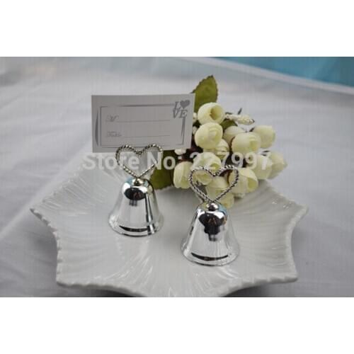 Free shipping 200pcs/lot Kissing Bell Place Card Holder+Lowest price