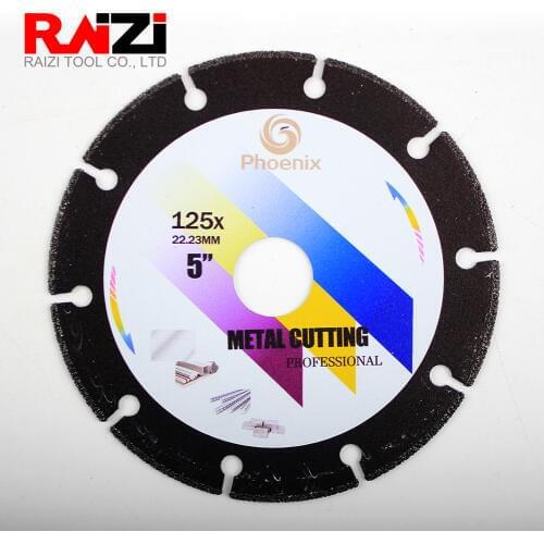 Raizi 4, 4.5, 5 inch metal cutting disc for angle grinder, abrasive diamond saw blade for steel, sheet metal, stainless steel